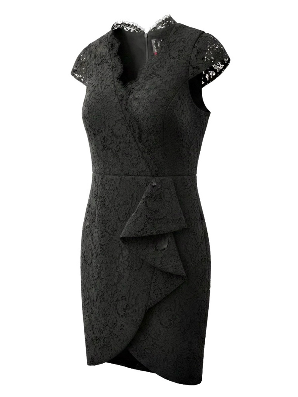 Vince Camino Women's Black Lace Dress